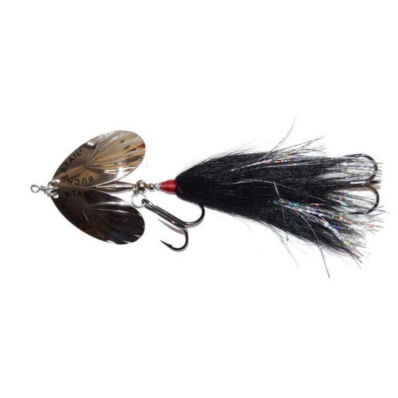 Buchertail Tin-Buck 2 Bucktail black/nickel