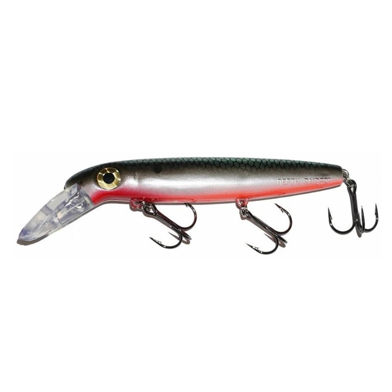 depth raider fishing lure Bucher 6" Custom DepthRaider Crankbait Glow Seagull The actual maximum running depth of a Depth Raider varies depending upon several factors 6" Baby Depth Raider Joe