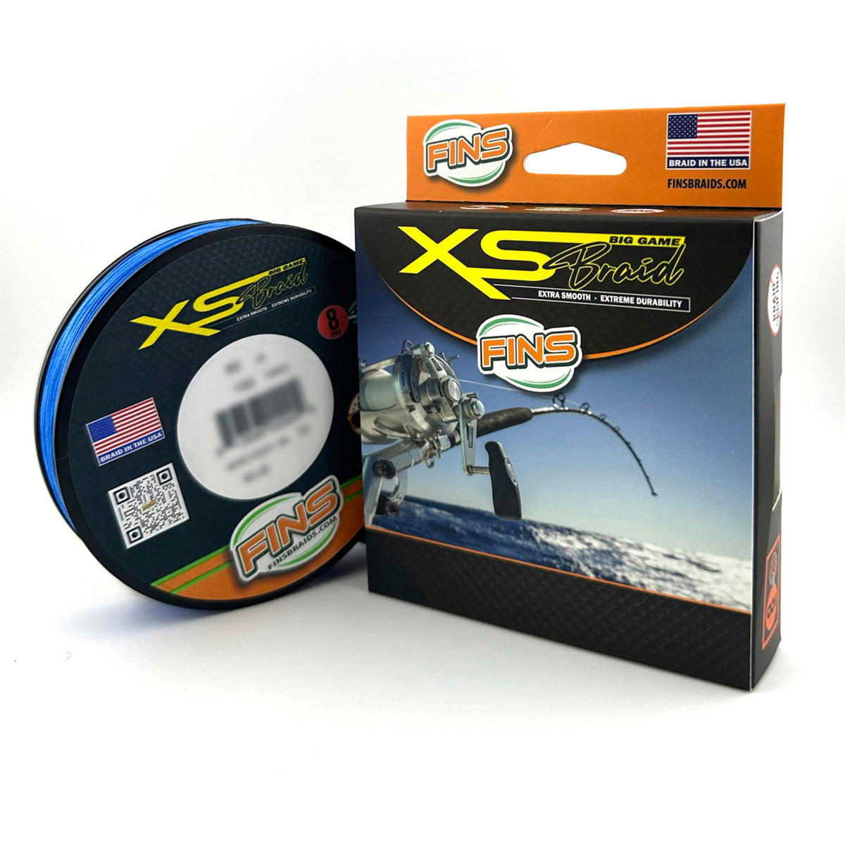 FINS XS Big Game Fishing Braid (60-200 lb.)
