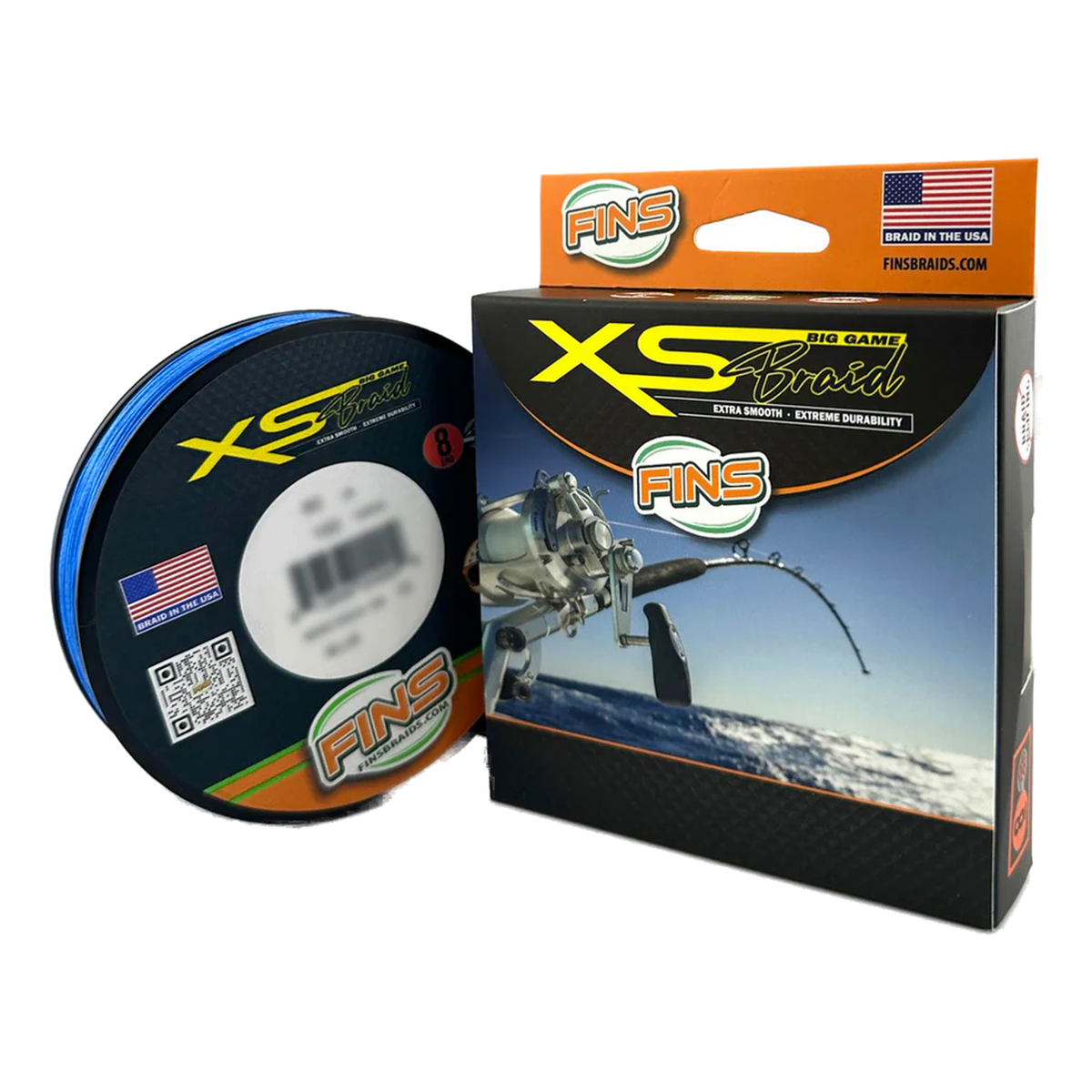FINS XS Big Game Fishing Braid (60-200 lb.)