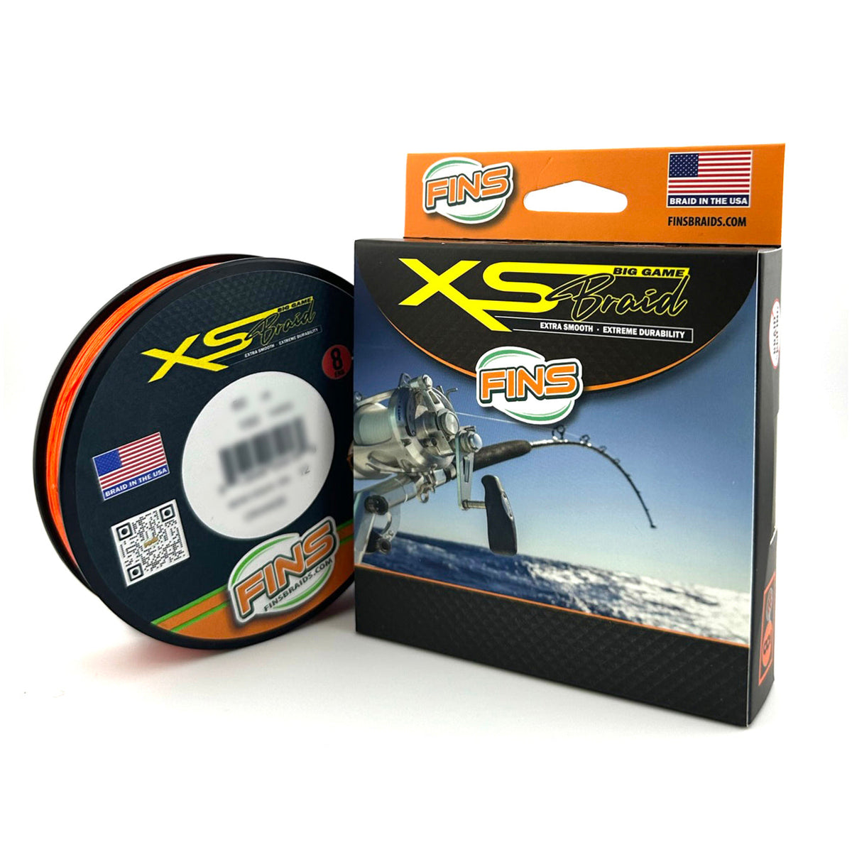 FINS XS Big Game Fishing Braid (60-200 lb.)