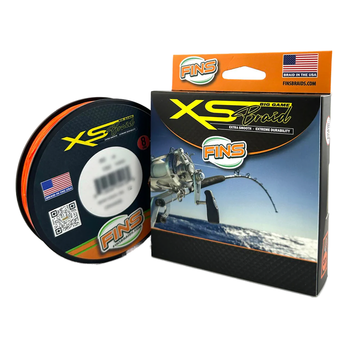 FINS XS Big Game Fishing Braid (10-50 lb.)