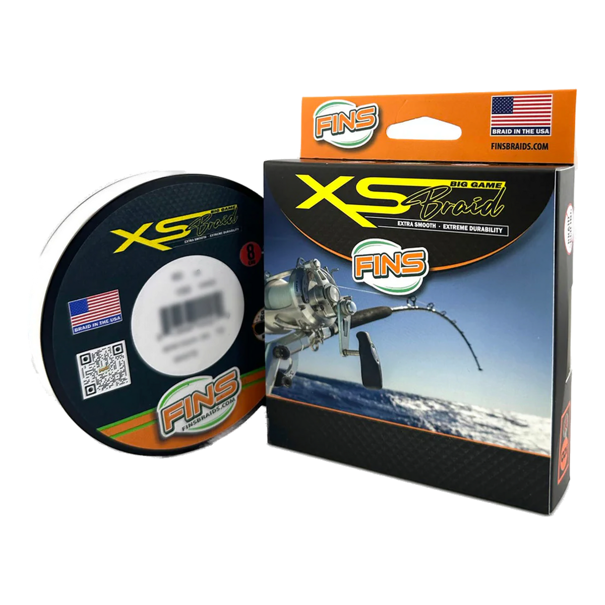FINS XS Big Game Fishing Braid (60-200 lb.)